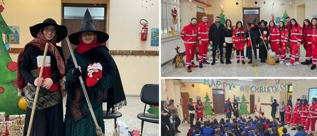 A Gioia Tauro, i volontari della Croce Rossa celebrano l'Epifania insieme agli alunni della scuola primaria \"Stella Maris\"