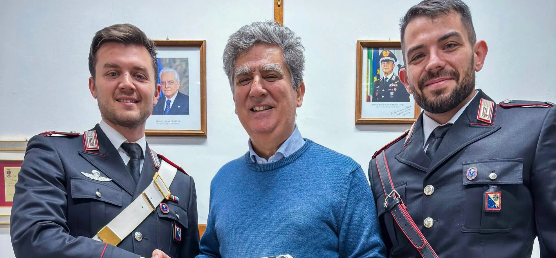L'emozionante ringraziamento dell'uomo salvato dai Carabinieri di Staiti