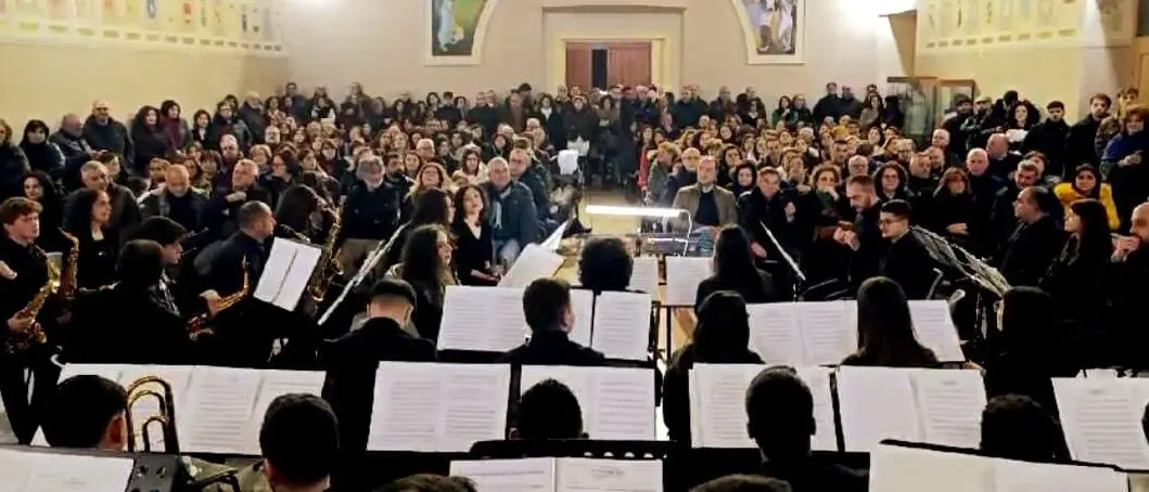 Oppido Mamertina, grande partecipazione al concerto dell'Orchestra di fiati \"Giuseppe Rechichi\"