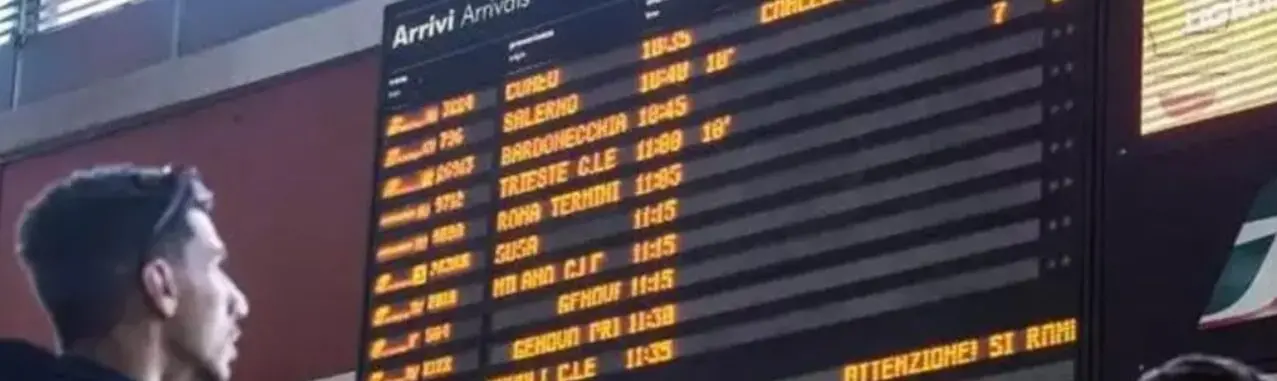 Circolazione ferroviaria sospesa per un guasto a Milano: ritardi e cancellazioni anche verso Reggio