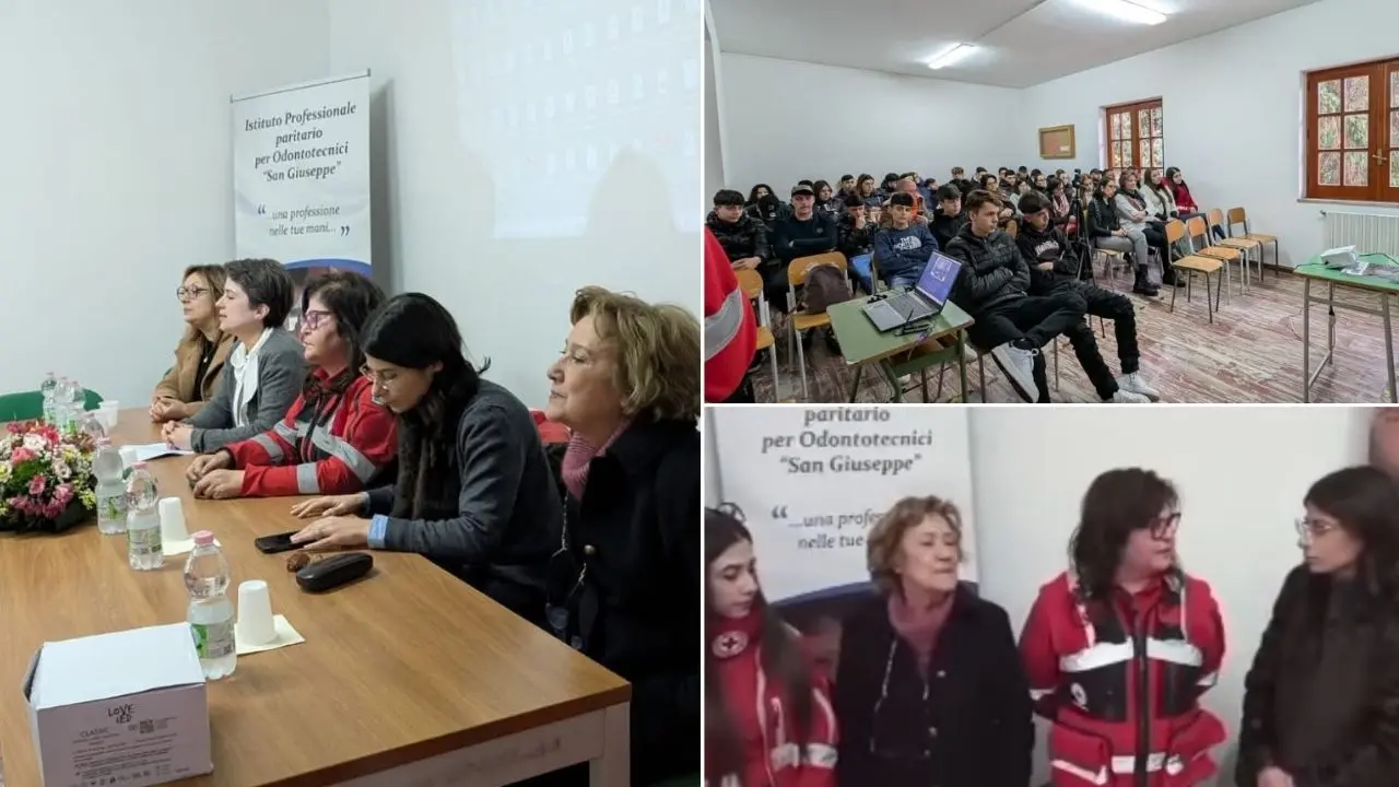 A Gioia Tauro, per educare a una vita sessuale sana, la Croce Rossa incontra gli studenti dell'istituto professionale per Odontotecnici Ipo-forma