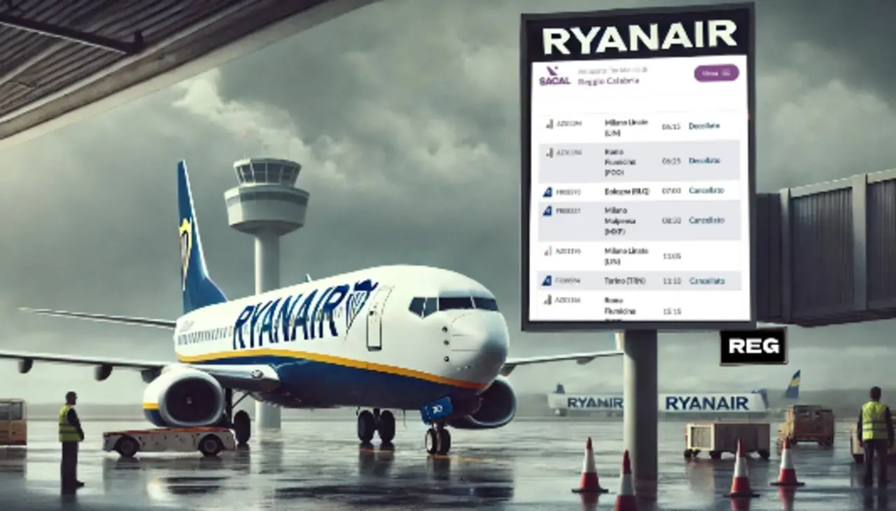 Ryanair riduce i voli a Reggio Calabria: ecco tutto ciò che devi sapere