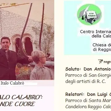 Reggio, presso la Chiesa di San Giorgio al Corso la conferenza \"Don Italo Calabrò: il grande cuore\"