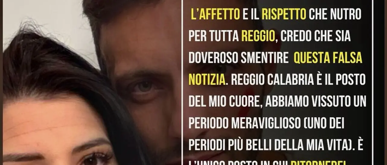 Reggina, la moglie di Blondett sui social: «Reggio è il posto del mio cuore, spero di tornarci un giorno, ma non sarà oggi»
