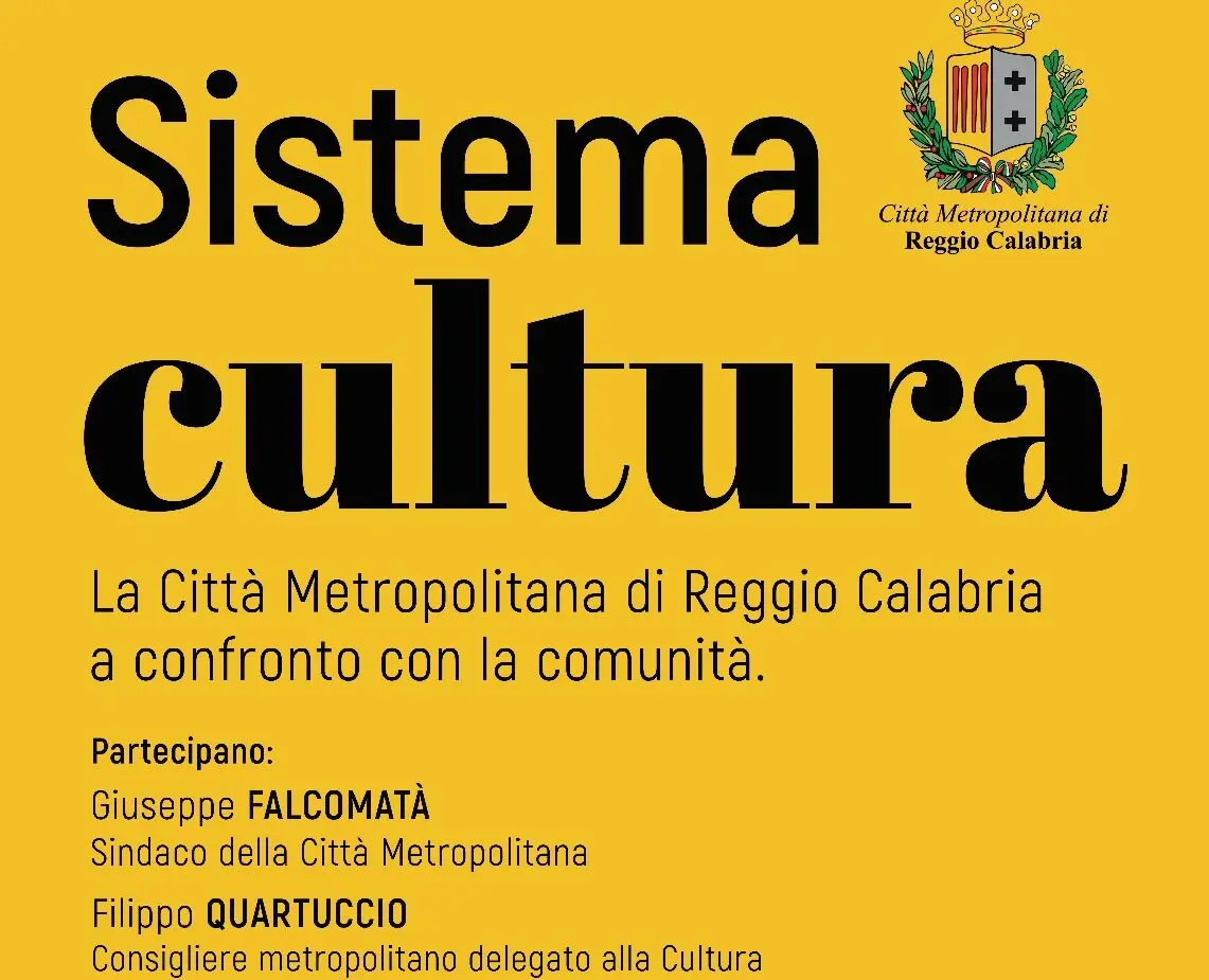 Il 17 gennaio a Palazzo Alvaro la conferenza: \"Sistema cultura, la Città metropolitana di Reggio Calabria a confronto con la comunità\"