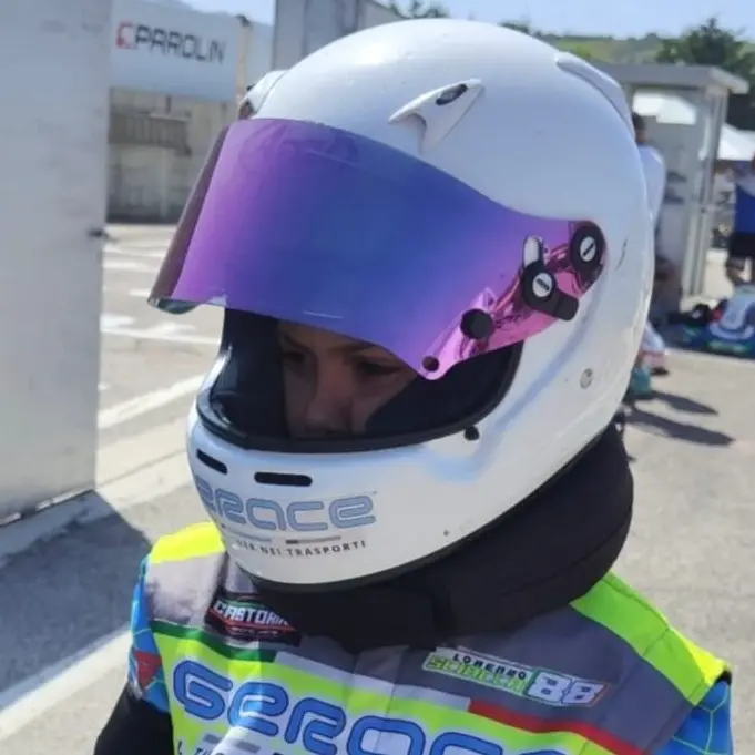 Lorenzo Sciacca, il piccolo pilota calabrese pronto per il mondiale di Go Kart “WSK”