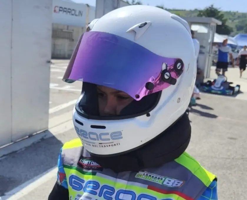 Lorenzo Sciacca, il piccolo pilota calabrese pronto per il mondiale di Go Kart “WSK”