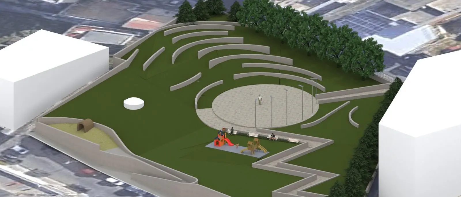 Parco archeologico della Tomba ellenistica, Merenda: «Parte la rigenerazione con recupero a verde attrezzato»