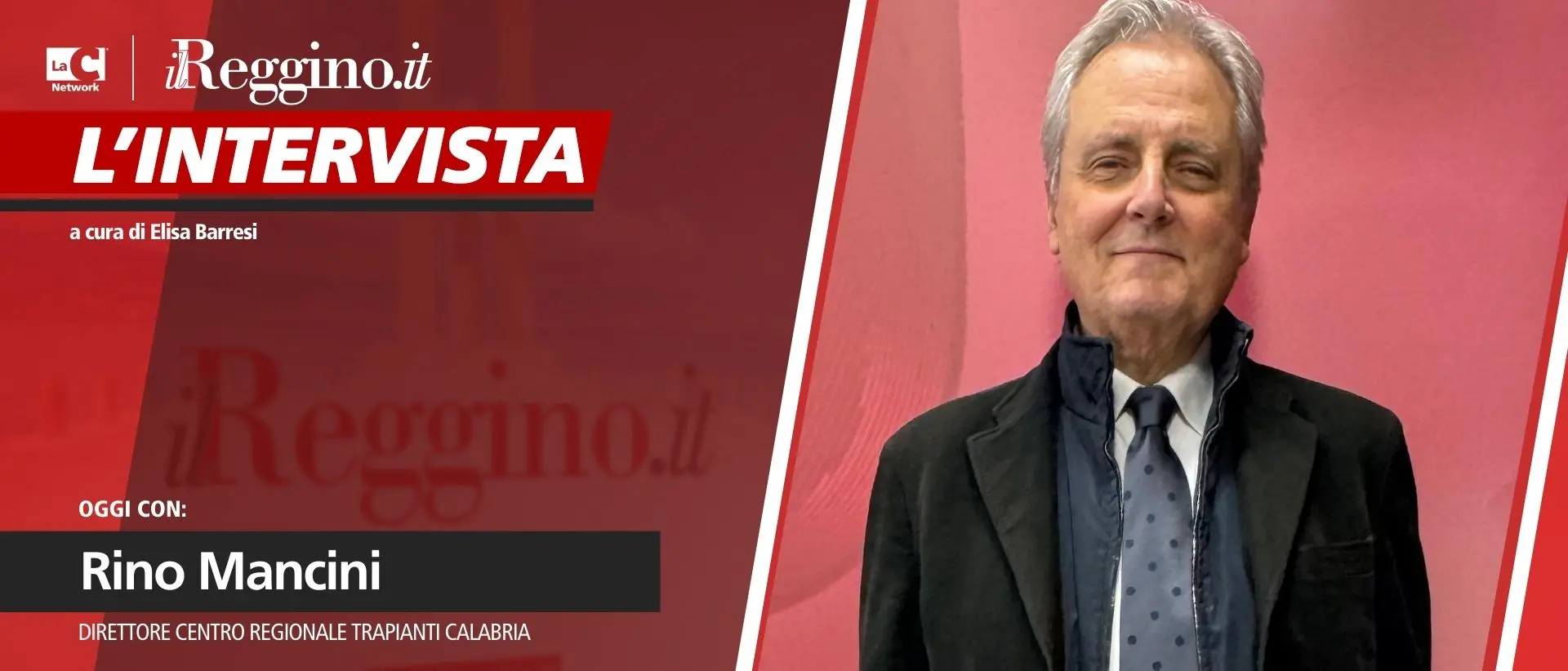 A TU PER TU | La Calabria che dona, Mancini: «Dire si per salvare più vite, anche noi potremmo averne bisogno»