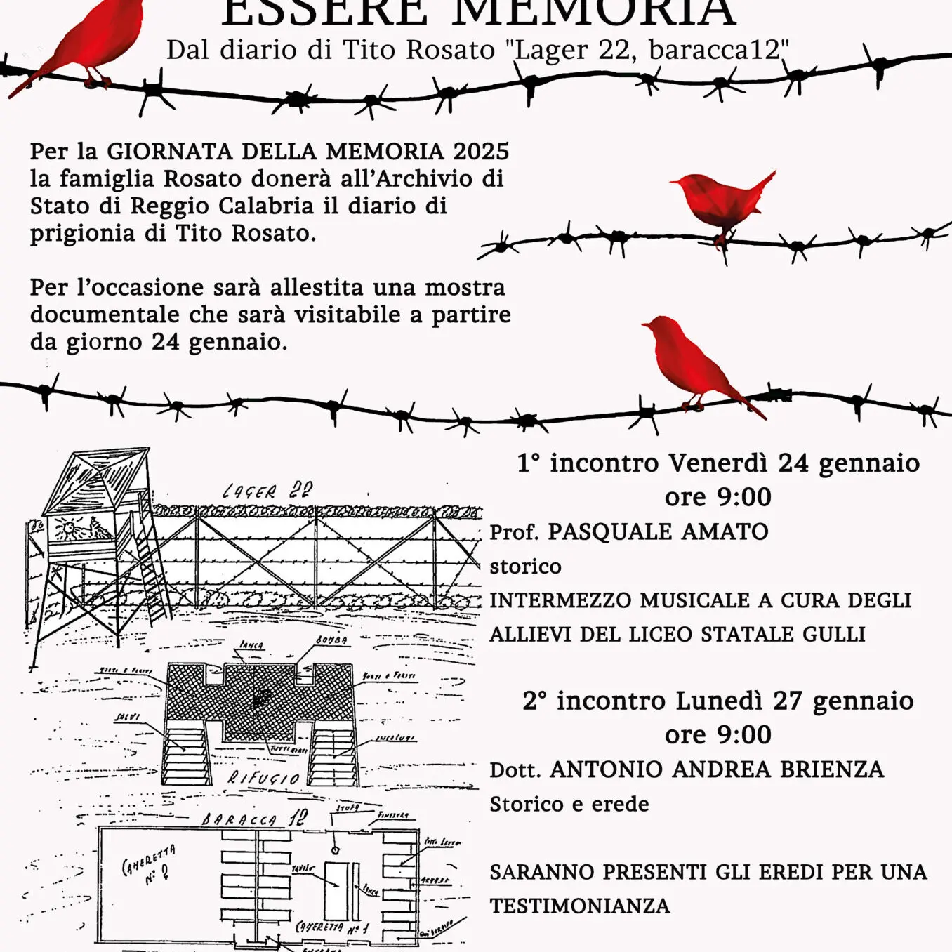 Il diario di prigionia di Tito Rosato donato all'Archivio di Stato di Reggio