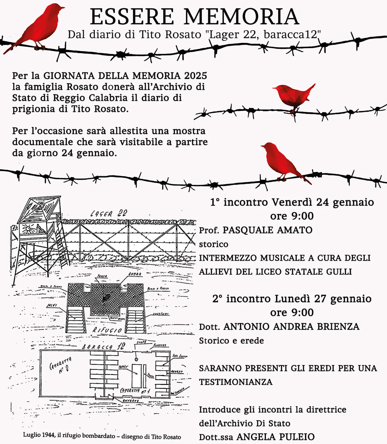 Il diario di prigionia di Tito Rosato donato all'Archivio di Stato di Reggio