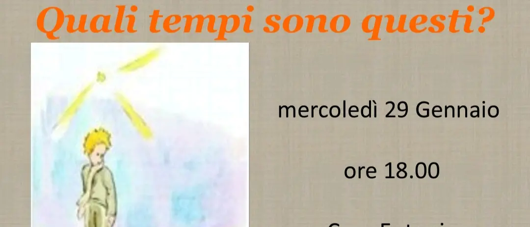 Il Movimento ReggioNonTace organizza l'incontro \"Quali tempi sono questi?\"