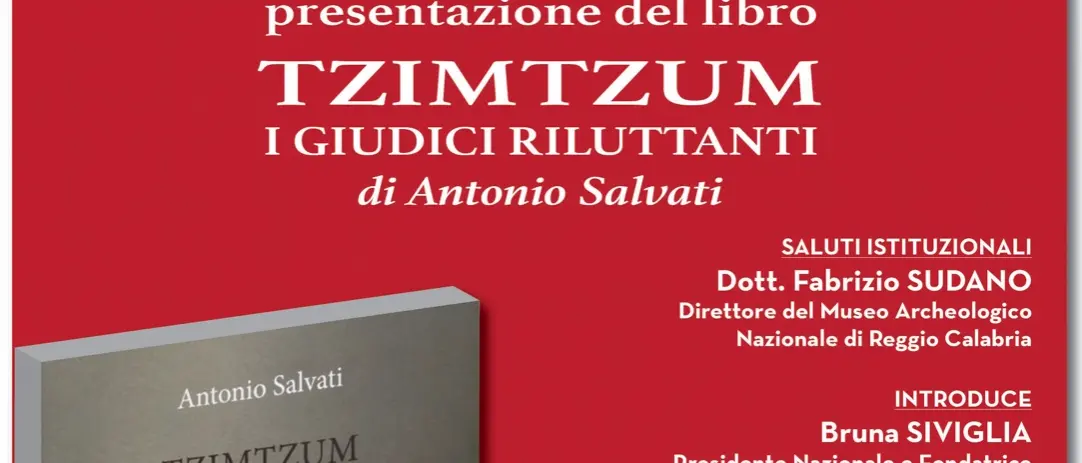 Reggio, al Museo la presentazione del libro \"TzimTzum i giudici riluttanti\"