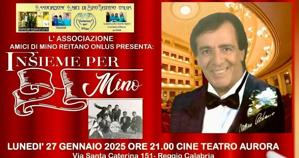 Reggio, presso il teatro Aurora lo spettacolo \"Insieme per Mino\"