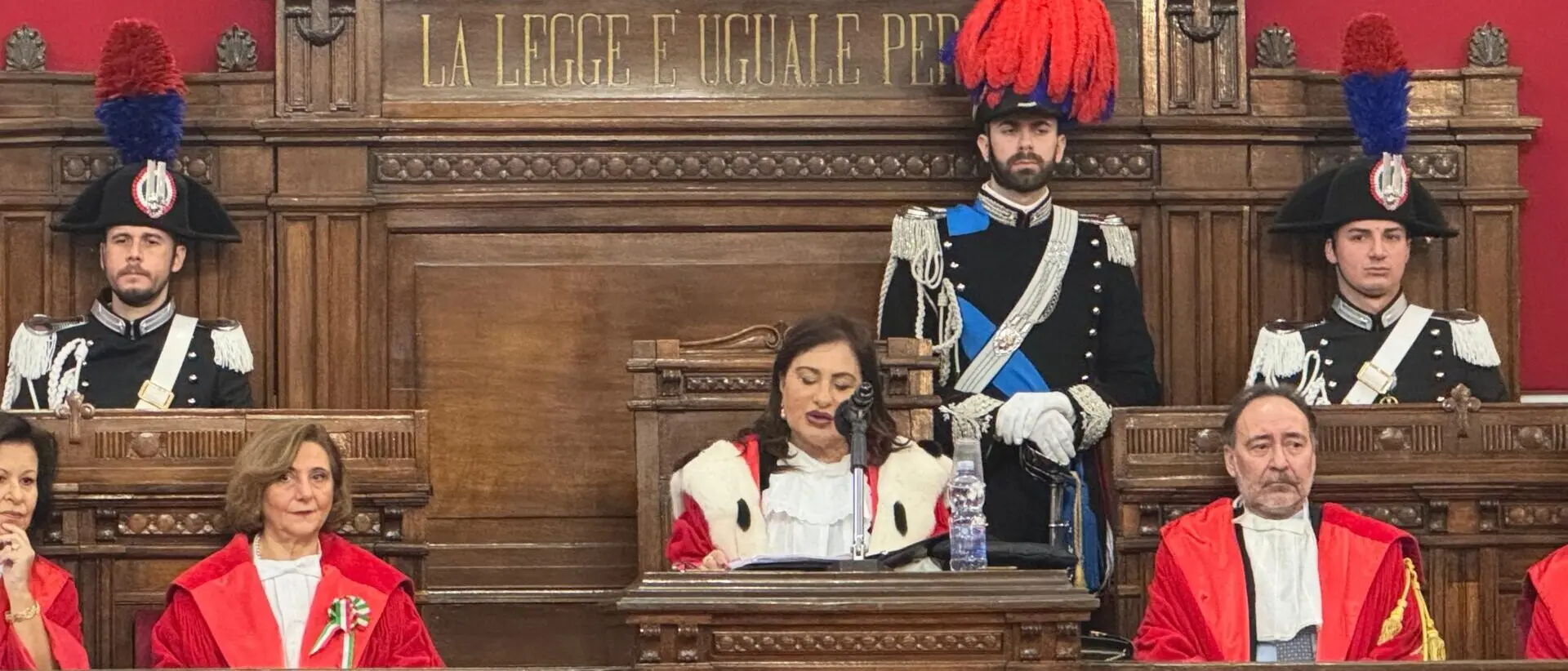 Inaugurazione anno giudiziario, cresce la domanda di giustizia ma Chiaravalloti avverte: «Organico scoperto per più del 50%» - FOTO e VIDEO