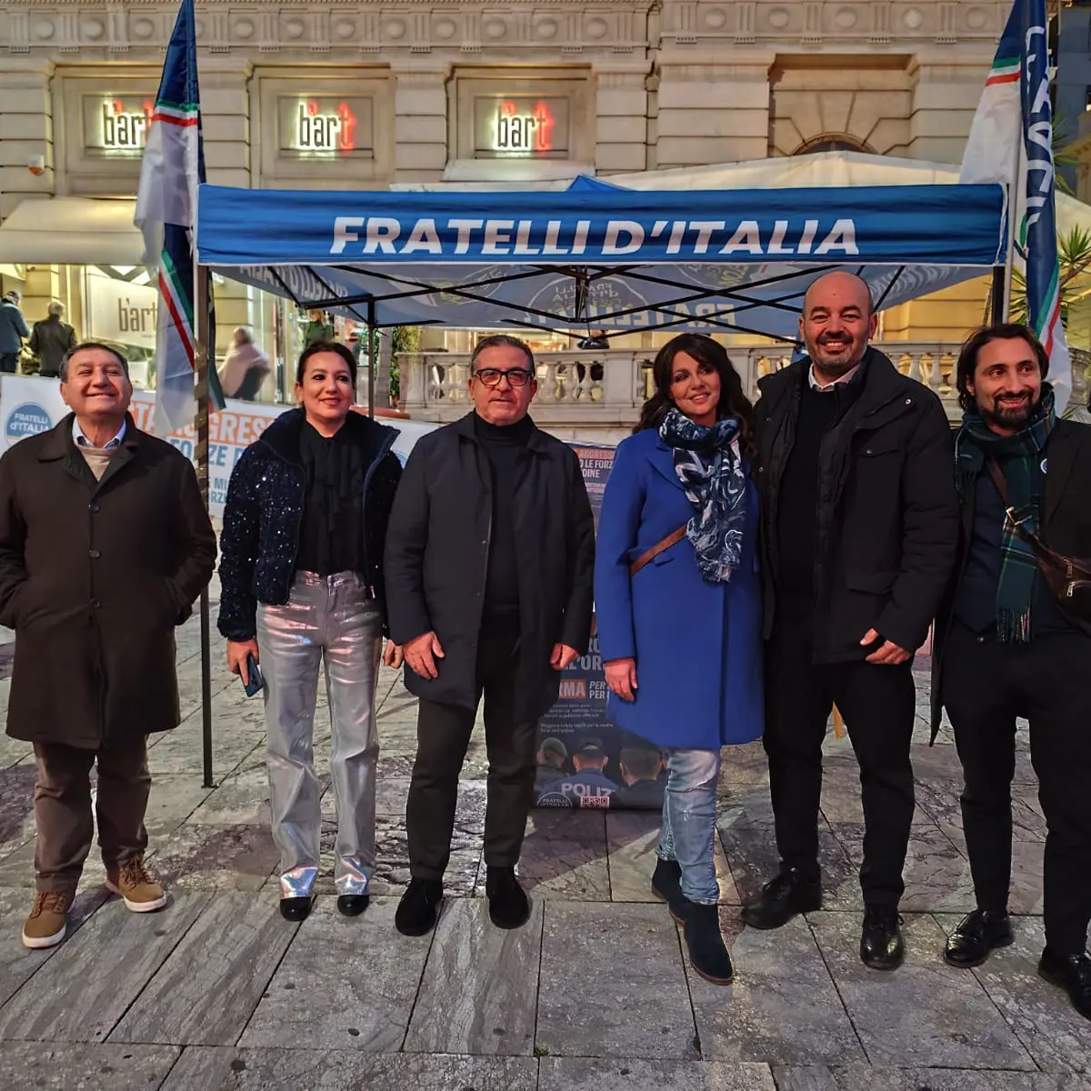 Reggio, iniziativa di Fratelli d'Italia a sostegno delle forze dell'ordine