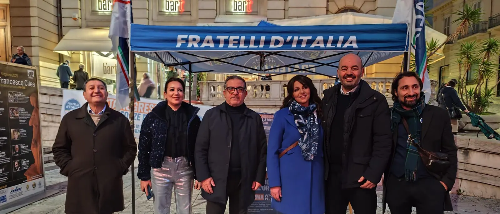 Reggio, iniziativa di Fratelli d'Italia a sostegno delle forze dell'ordine