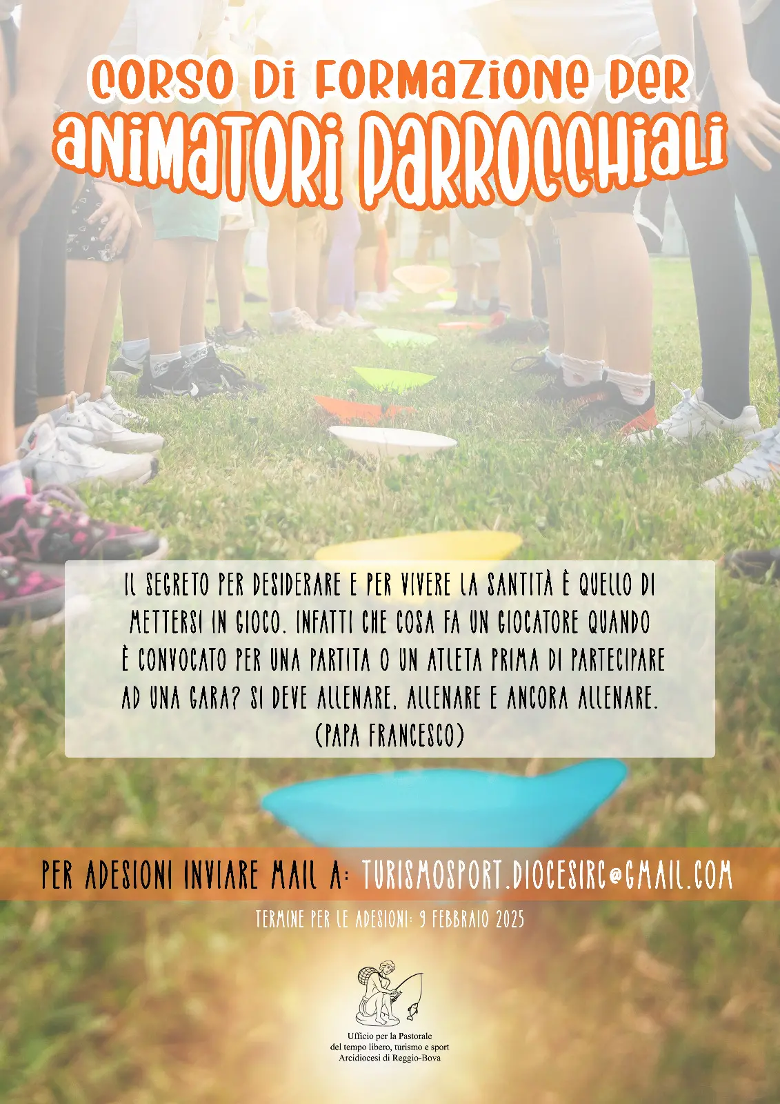 Reggio, corso di formazione per animatori parrocchiali per attività sportive e ricreative