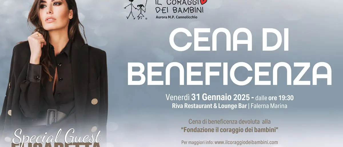 Elisabetta Gregoraci protagonista di una serata di solidarietà per la Fondazione \"Il Coraggio dei Bambini\"
