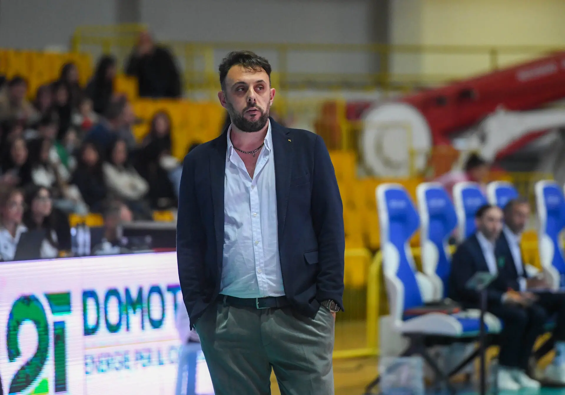 Domotek Volley, Polimeni: «Pubblico straordinario, sconfitta che brucia ma testa alta»