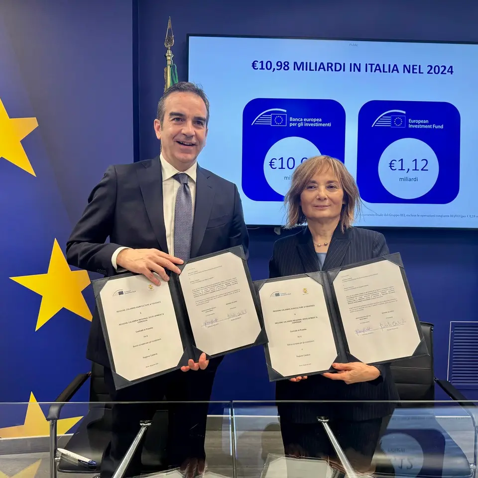 Fondi Bei alla Calabria: 100 milioni per agricoltura e infrastrutture sostenibili