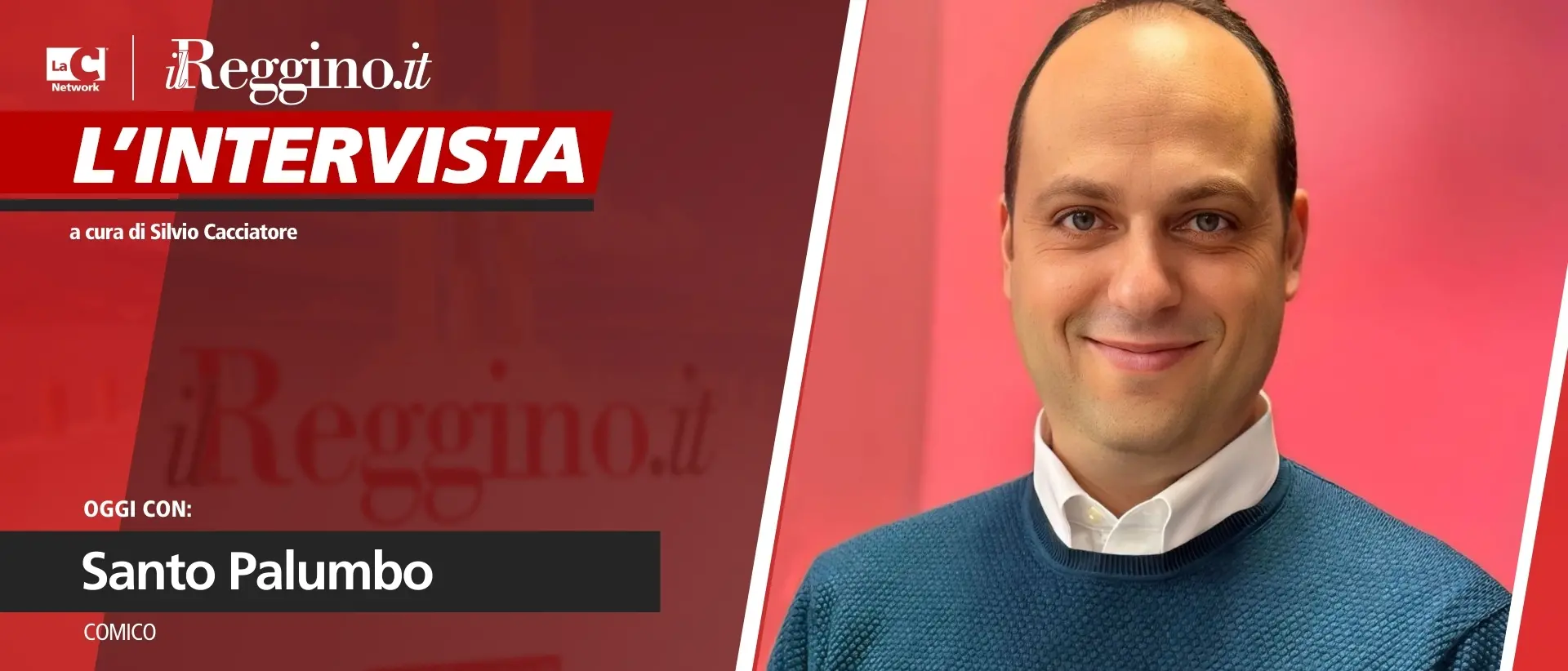 A TU PER TU | Santo Palumbo da Reggio a Zelig in una risata: «Claudio Bisio? È un \"Wikipedia\" vivente» - VIDEO