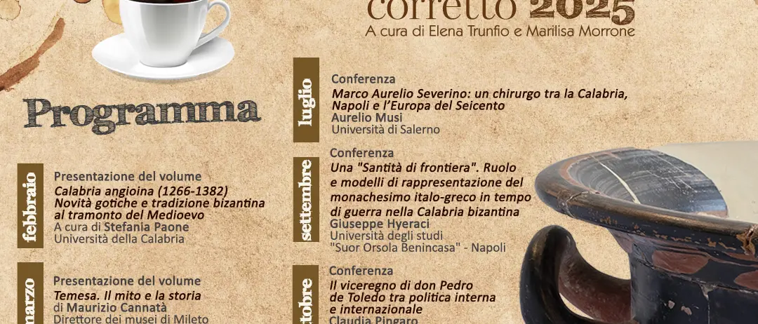 Al via l'edizione 2025 di un \"Caffè..storicamente corretto\" a Locri Epizefiri