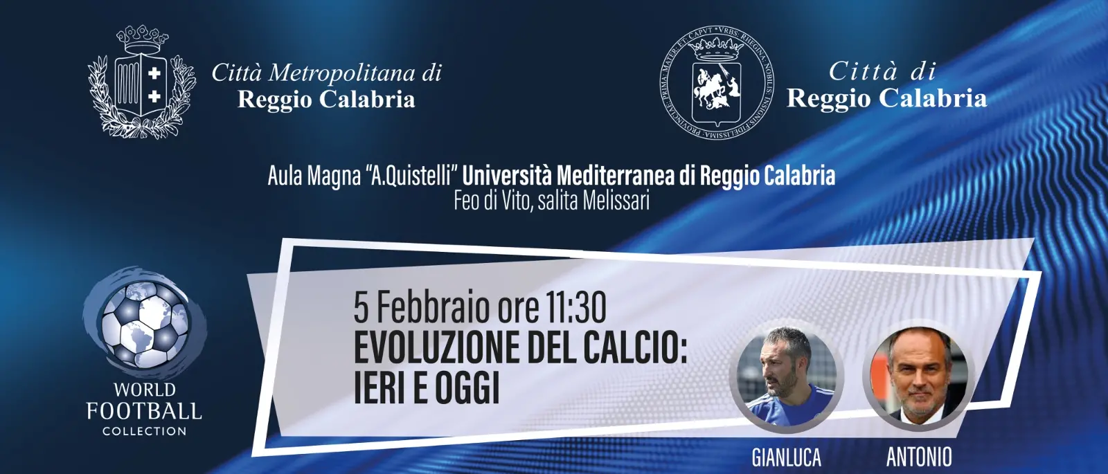 A Reggio arrivano Gianluca Zambrotta e Antonio Cabrini ospiti della mostra \"Il Calcio è Arte\"