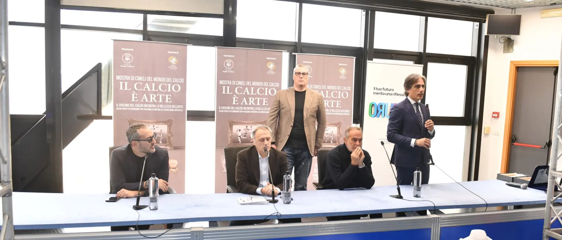 Reggio, Cabrini e Zambrotta protagonisti dell'incontro \"Il Calcio è Arte\"