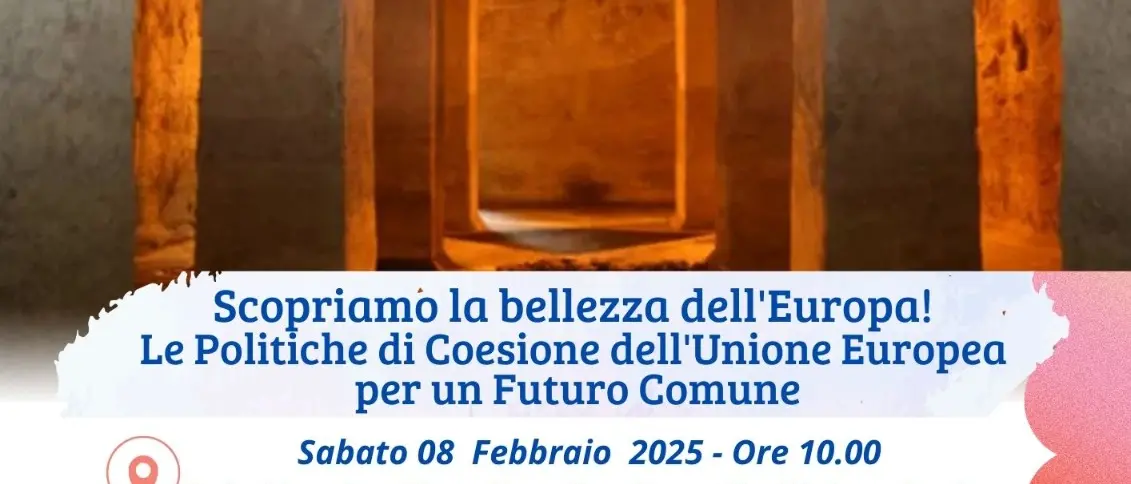 A Gioiosa Ionica l'evento \"Scopriamo la bellezza dell’Europa! Le politiche di coesione dell’Unione Europea per un futuro comune\"