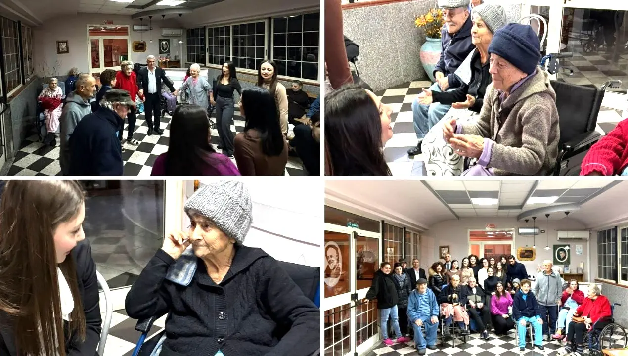 San Ferdinando, le ragazze del Servizio civile regalano sorrisi agli anziani della casa di riposo Padre Pio