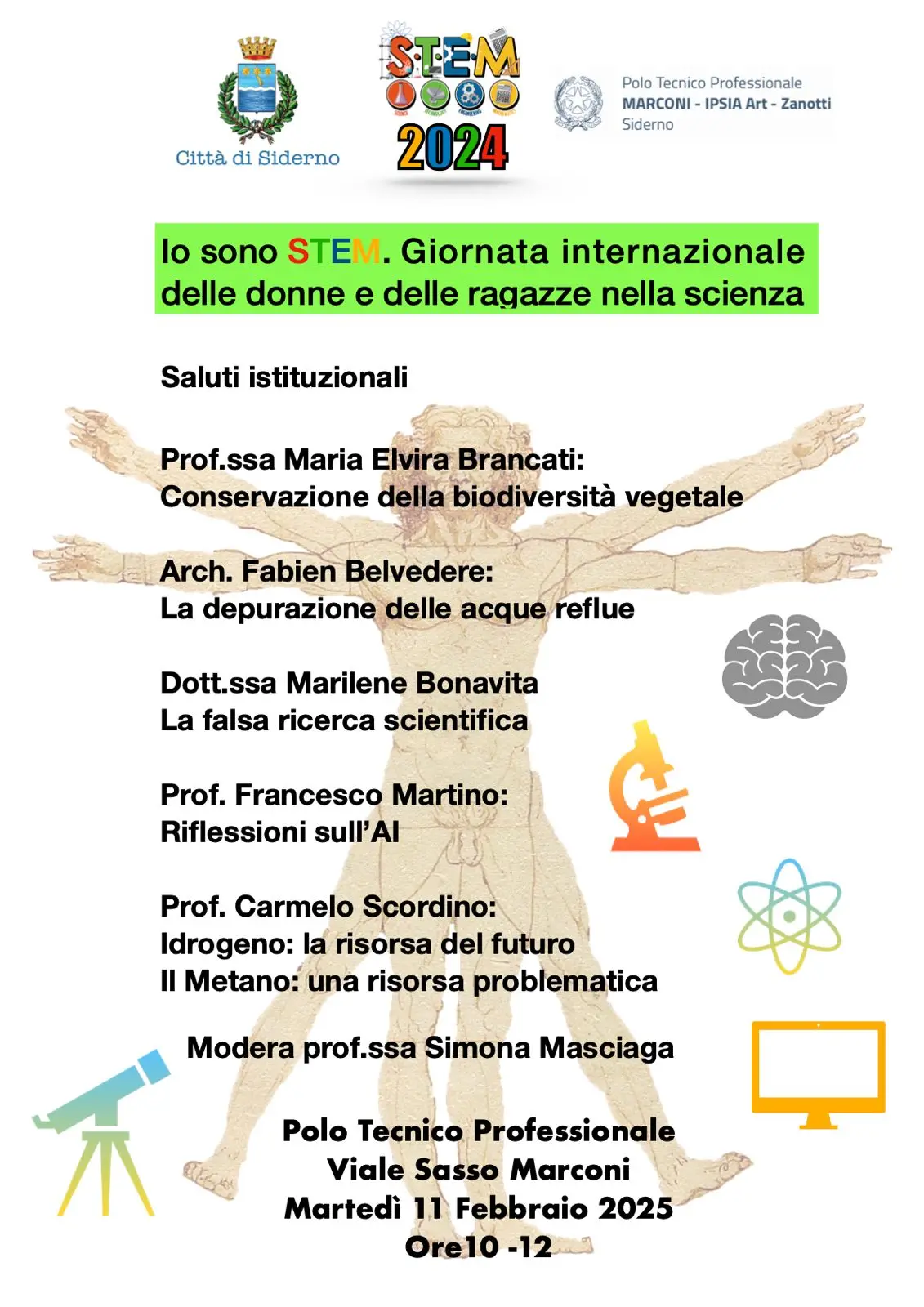 A Siderno l'iniziativa \"Io sono Stem\" al Polo tecnico professionale \"Marconi-Ipsia Art-Zanotti\"