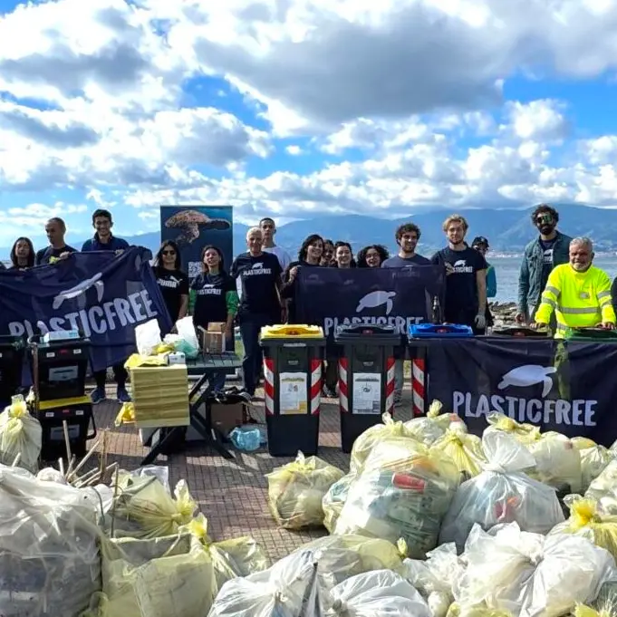 Plastic Free fa tappa a Catona per il primo clean up dell’anno