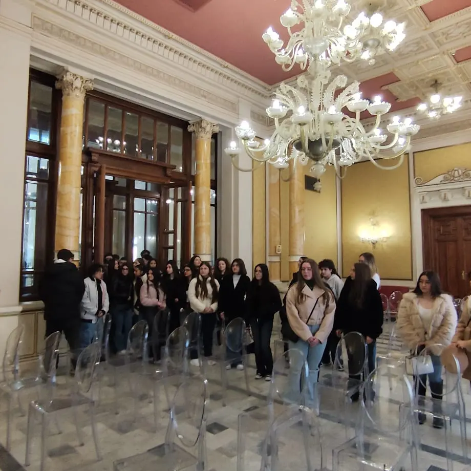 Reggio, il liceo Tommaso Gullì in visita a Palazzo San Giorgio