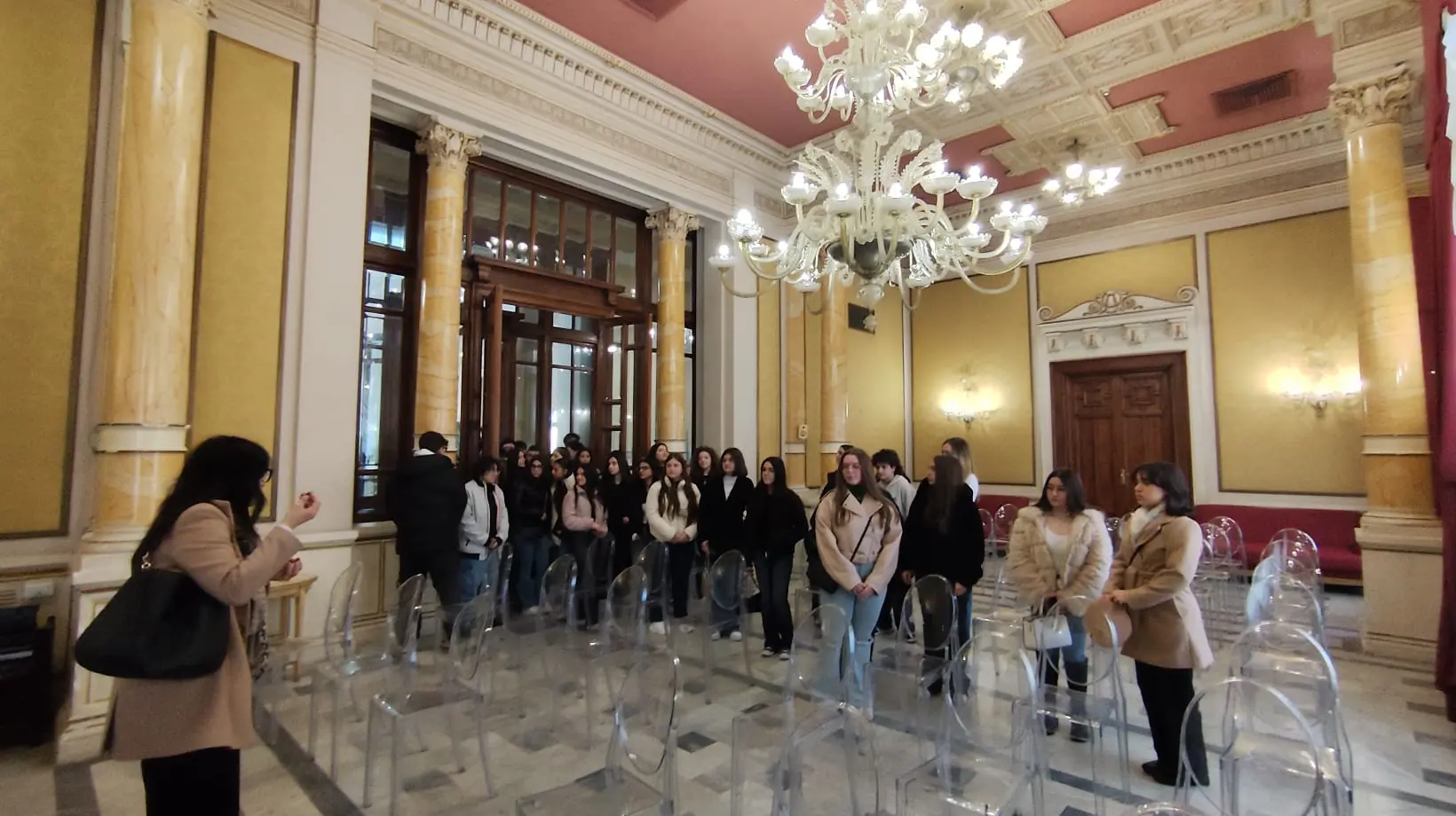 Reggio, il liceo Tommaso Gullì in visita a Palazzo San Giorgio