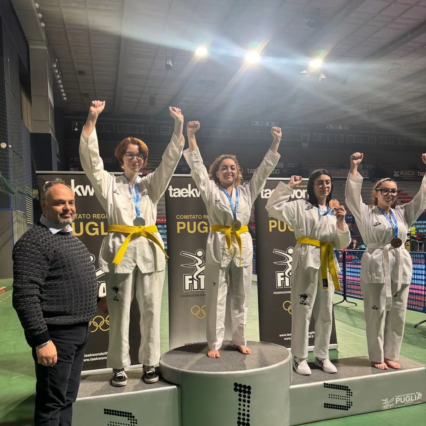Le ragazze dell’Academy Sport Center conquistano due ori al Campionato Interregionale di taekwondo