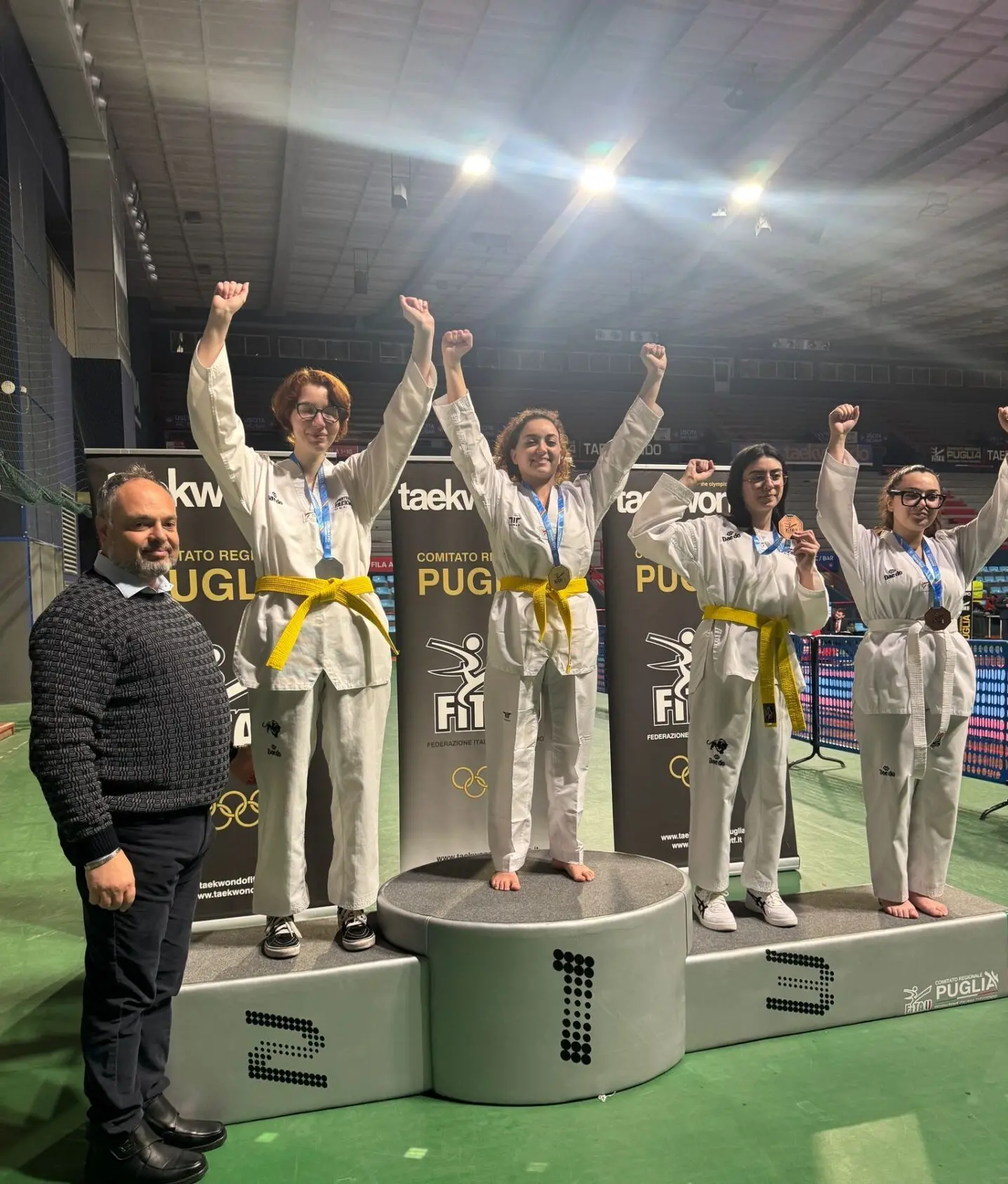 Le ragazze dell’Academy Sport Center conquistano due ori al Campionato Interregionale di taekwondo