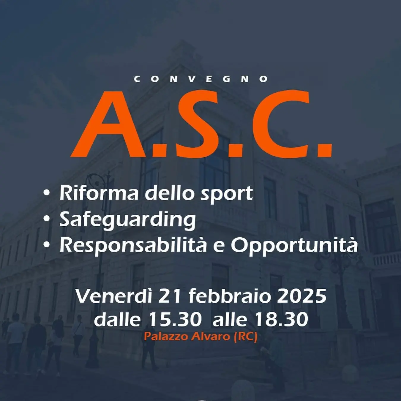 Reggio, il 21 febbraio il convegno sulla Riforma dello Sport