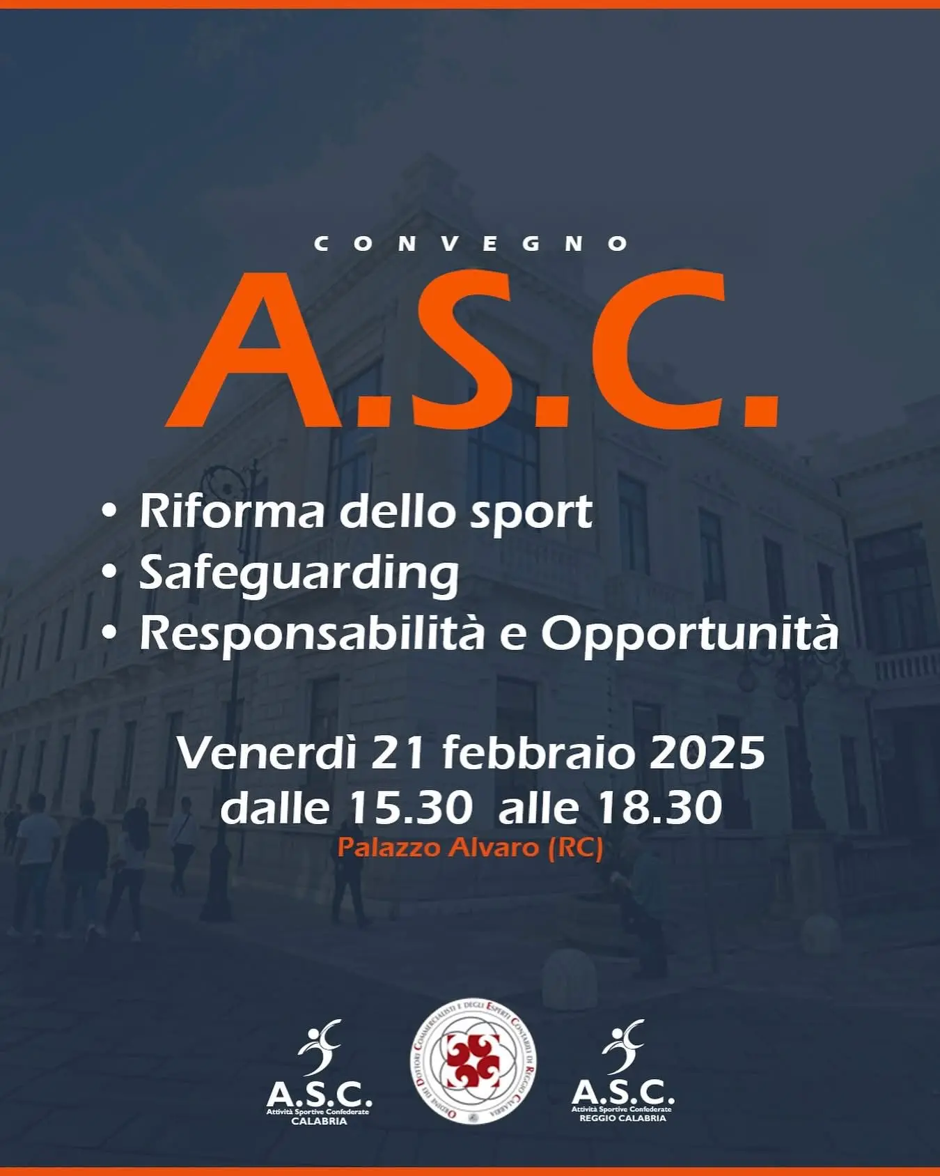 Reggio, il 21 febbraio il convegno sulla Riforma dello Sport