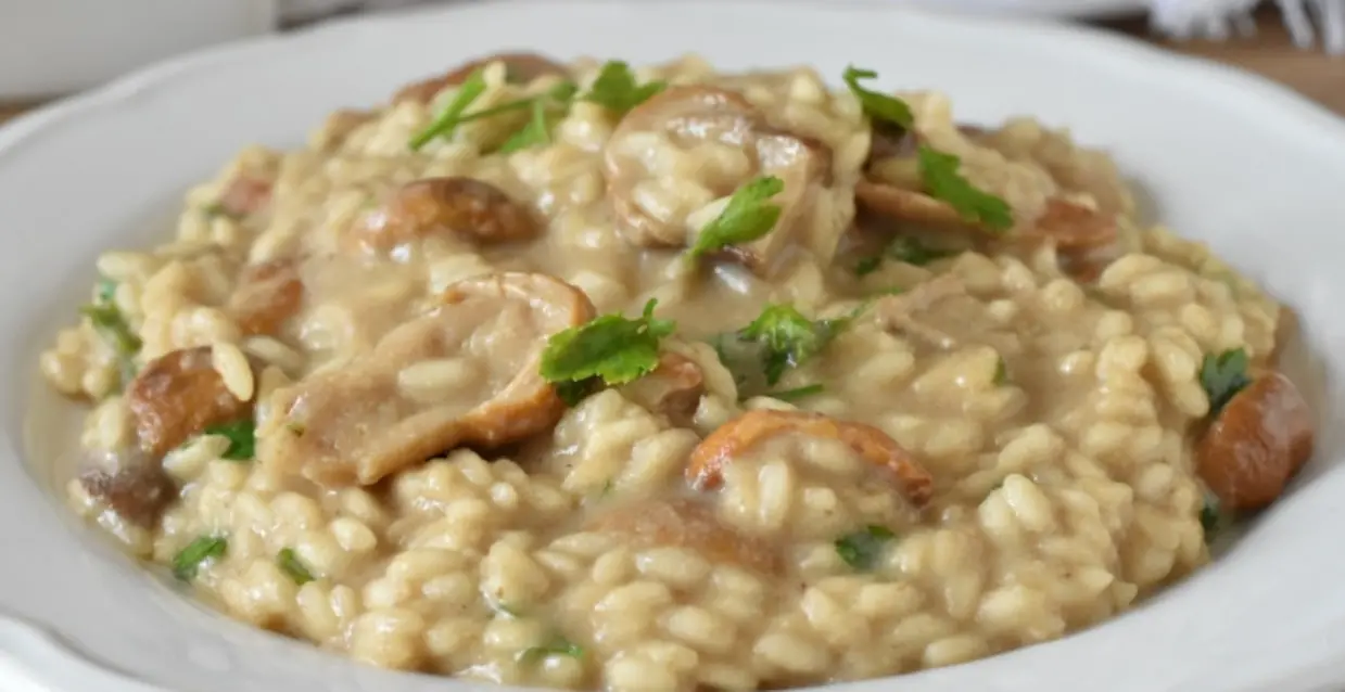 LA RICETTA DEL GIORNO | Il risotto ai funghi porcini: un'esplosione di gusto e profumo che incanta il palato