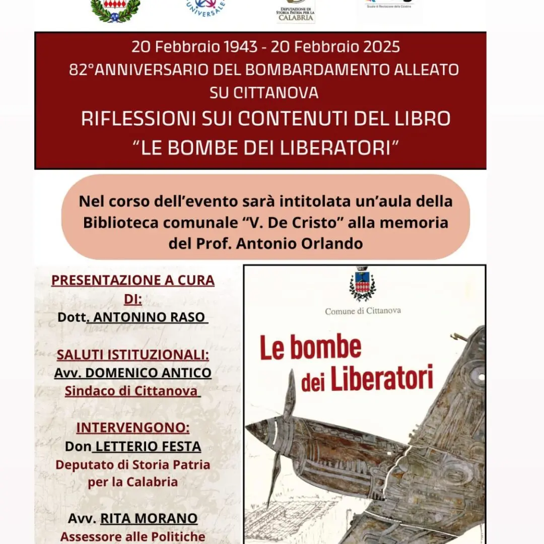 Cittanova si prepara a commemorare l’82° anniversario del Bombardamento Alleato