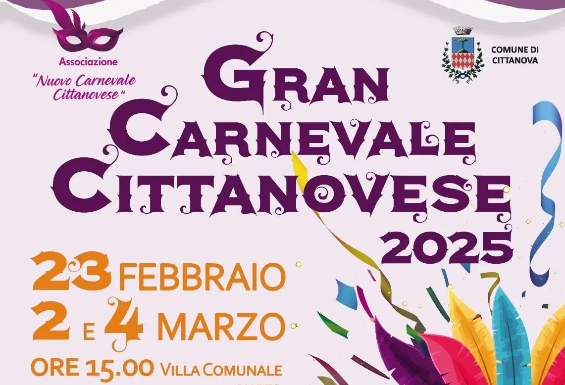 Cittanova si prepara per il Gran Carnevale cittanovese 2025