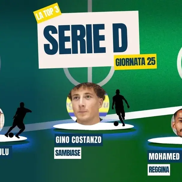 Serie D, il bolide di Costanzo e l’arcobaleno di Laaribi lanciano Sambiase e Reggina. Mokulu frena la capolista: ecco la Top 3