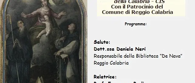 Reggio, il 25 febbraio appuntamento promosso dal Cis della Calabria