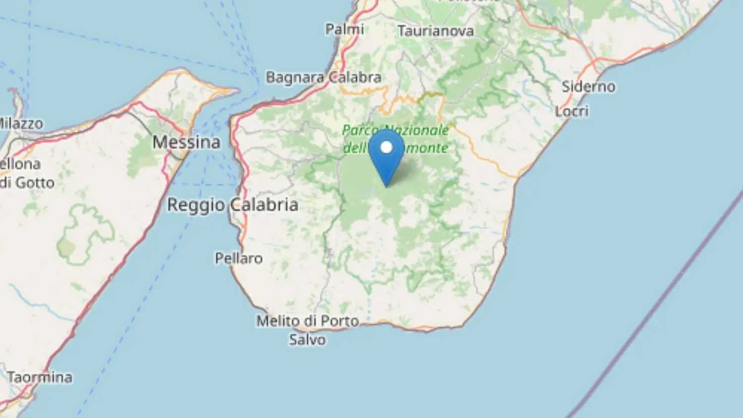 Terremoto in Calabria, scossa di magnitudo 3.3 a Roccaforte del Greco