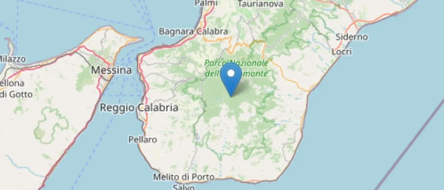 Terremoto in Calabria, scossa di magnitudo 3.3 a Roccaforte del Greco