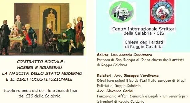 Cis della Calabria, al via la conferenza \"La nascita dello Stato moderno e il Diritto Costituzionale\"
