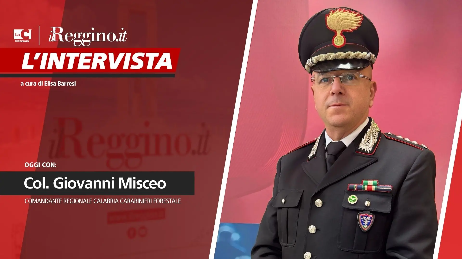 A TU PER TU con il Colonnello Giovanni Misceo: intensiva la lotta ai crimini ambientali in Calabria - VIDEO