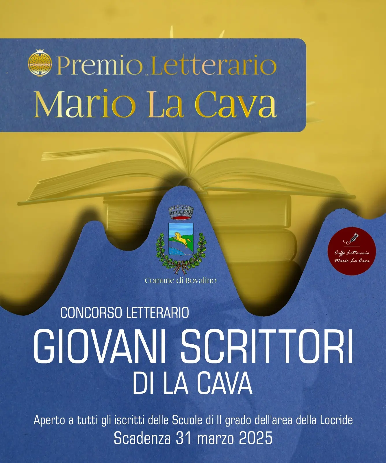 Bovalino, la prima edizione del concorso letterario “Giovani scrittori di La Cava”