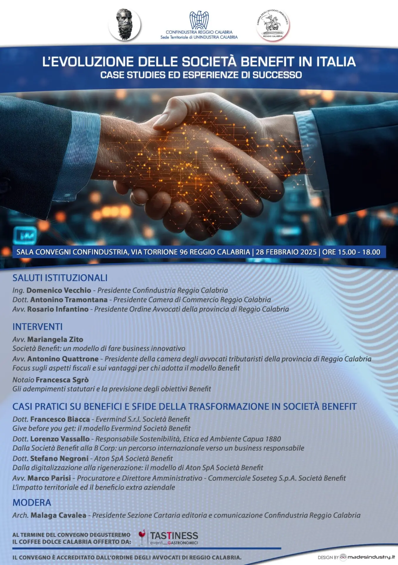 Reggio, il 28 febbraio il convegno “L’evoluzione delle Società Benefit in Italia”